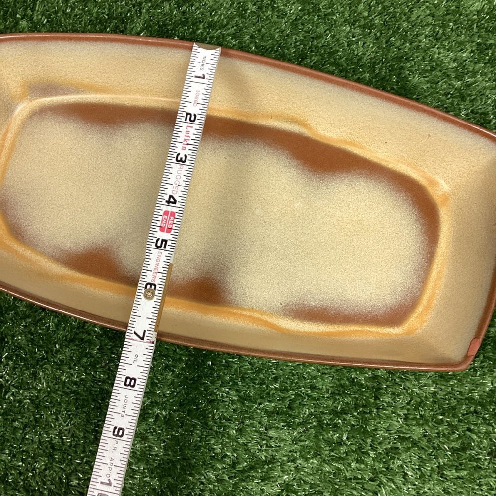 Vintage Frankoma Pottery Serving Dish Platter Desert Gold 94Q - Picture 7 of 15